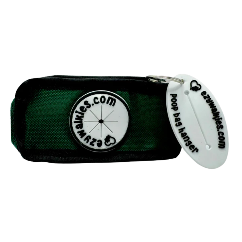 Ezy Walkies Zip 2 Lead Bag - Forest Green