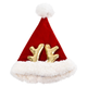 House of Paws Red Santa Hat with Antlers