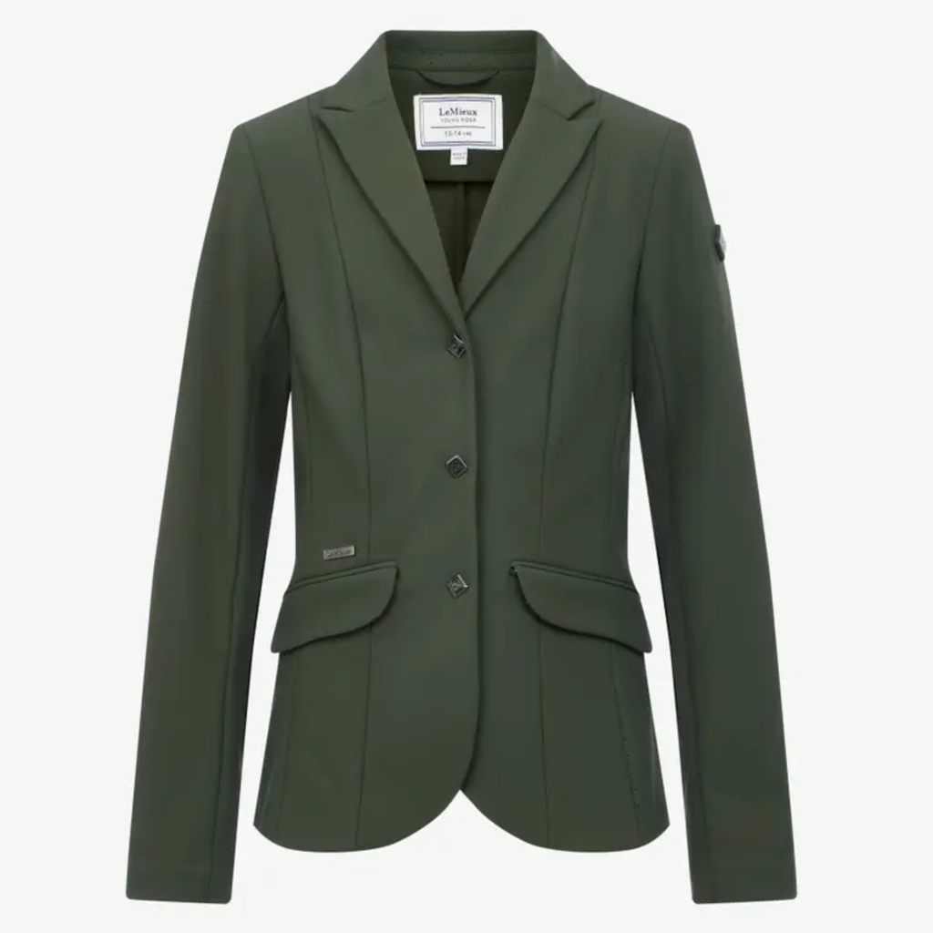 LeMieux Young Rider Kennedy Show Jacket - Pine Green