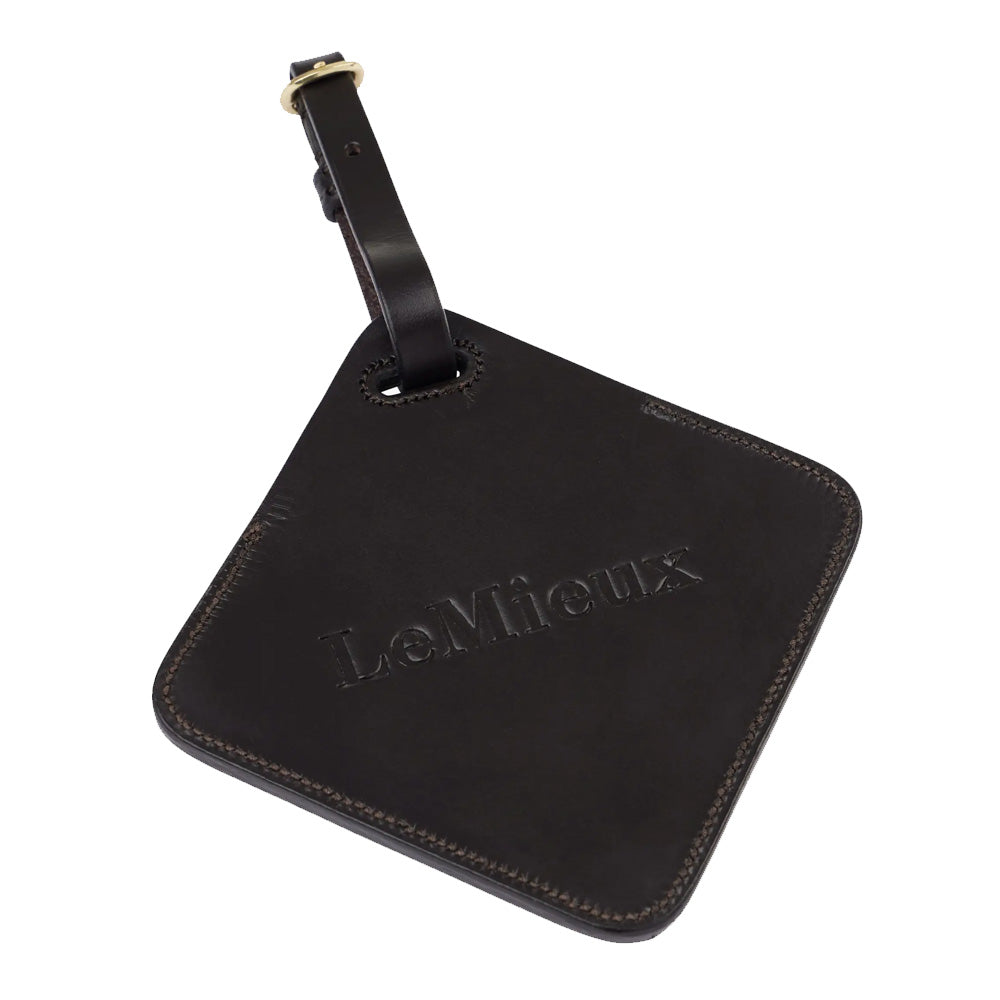 LeMieux Leather Luggage Tag - Brown
