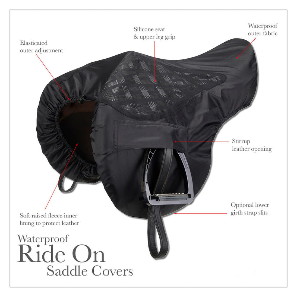 LeMieux GP Ride On Saddle Cover - Black
