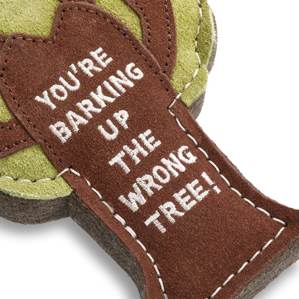Green and Wilds Barking Up The Wrong Tree Eco Dog Toy