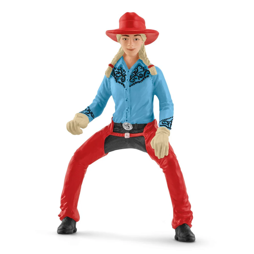 Schleich Cowgirl Barrel Racing Fun