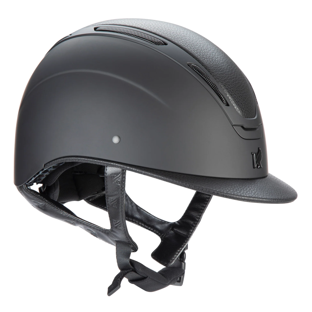 Karben Amity LTHR Riding Hat - Black