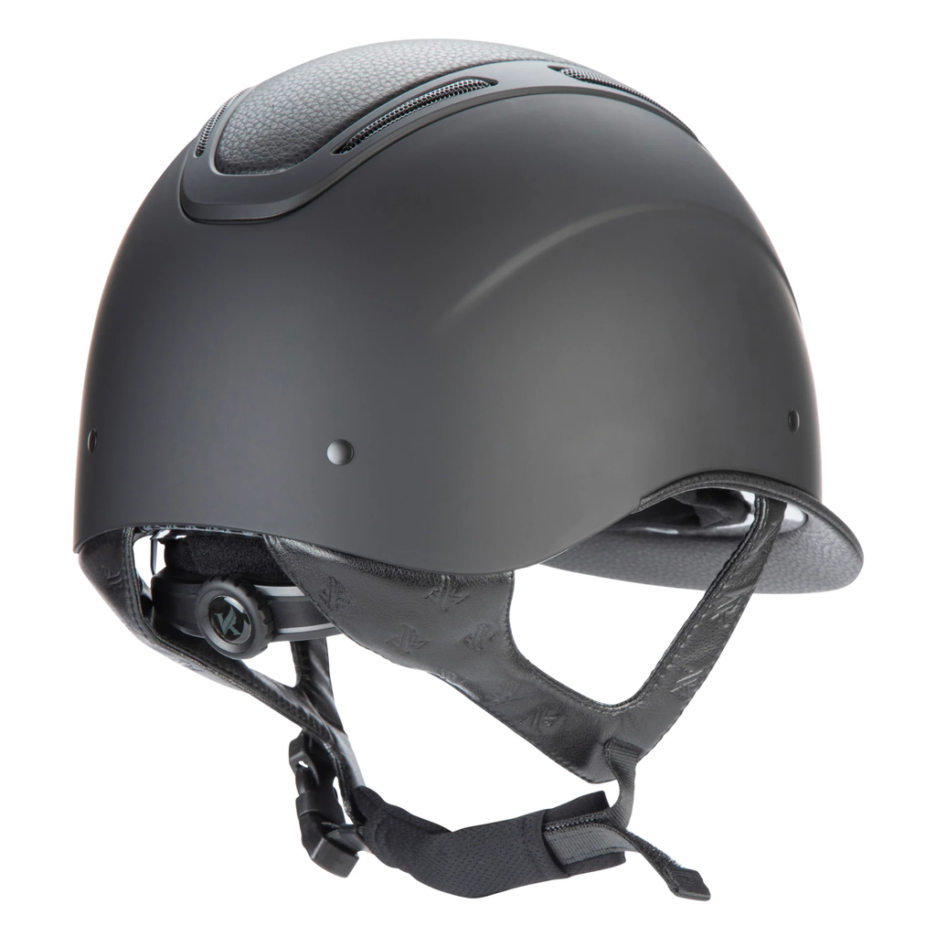 Karben Amity LTHR Riding Hat - Black