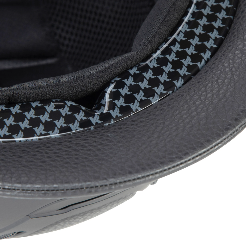 Karben Amity LTHR Riding Hat - Black