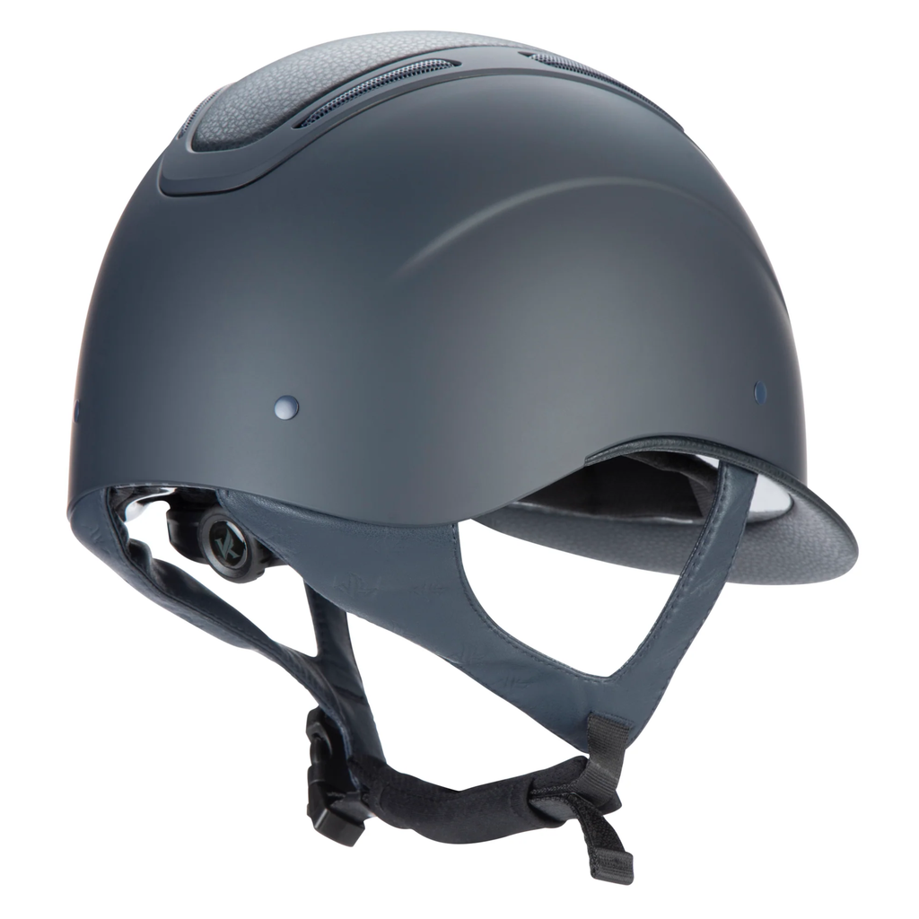 Karben Amity LTHR Riding Hat - Navy