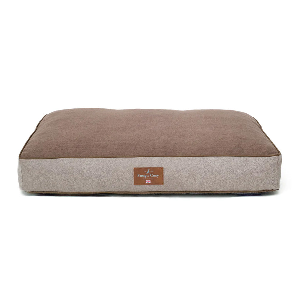 Snug and Cosy Block Memory Foam Mattress - Taupe