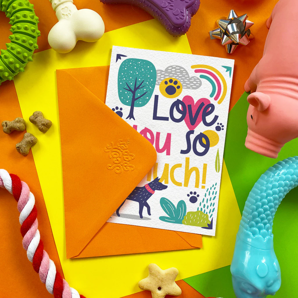 Scoff Paper Love You So Much Edible Card