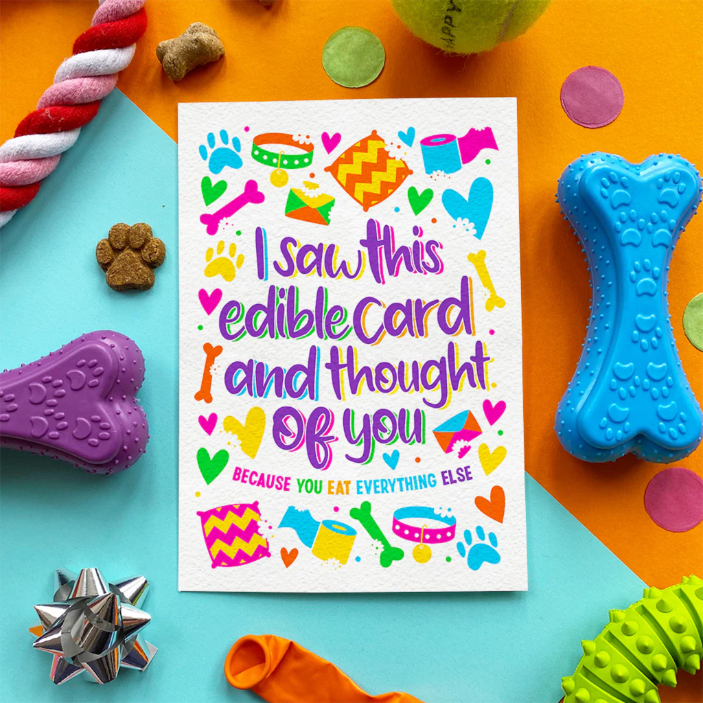 Scoff Paper I Saw This Edible Card
