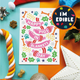 Scoff Paper Happy Pigs in Blankets Day Edible Card