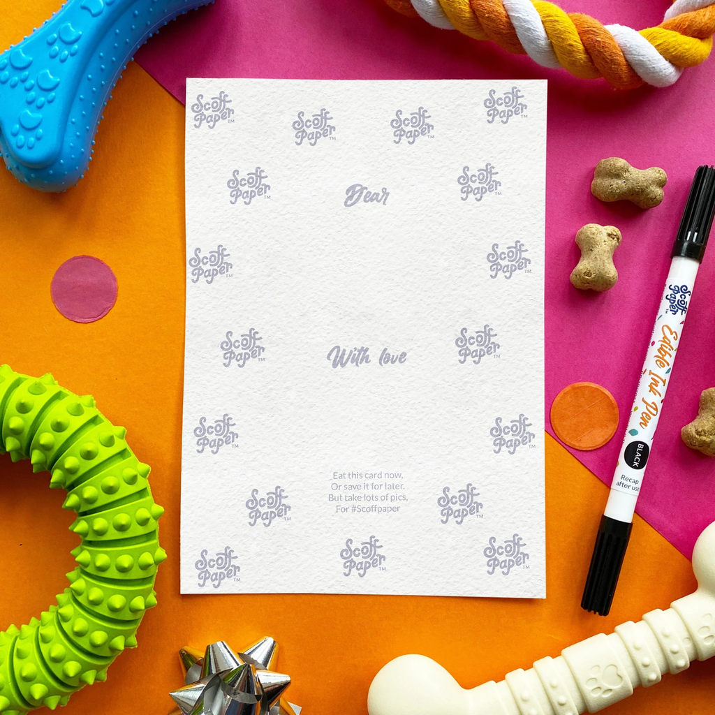 Scoff Paper Friends For Life Edible Card