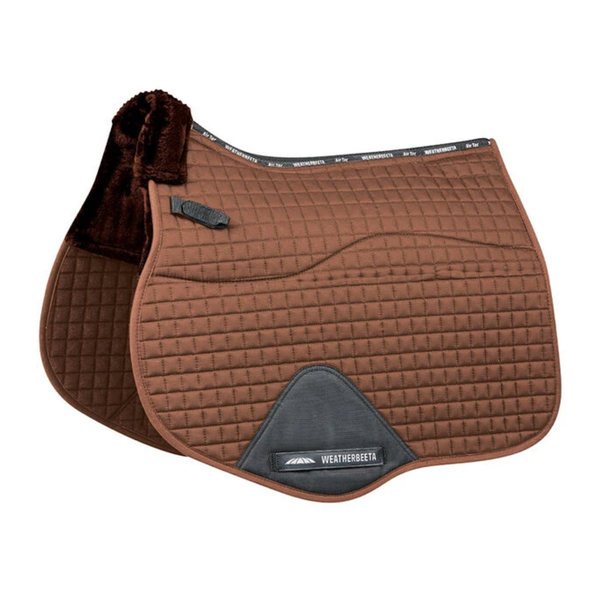 WeatherBeeta Prime Air-Tec Comfy Fleece All Purpose Saddle Pad - Brown