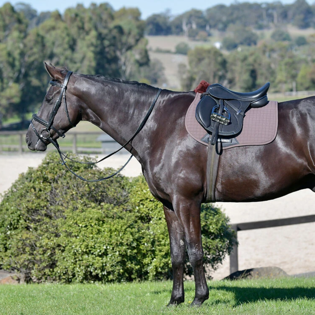 WeatherBeeta Prime Air-Tec Comfy Fleece All Purpose Saddle Pad - Brown