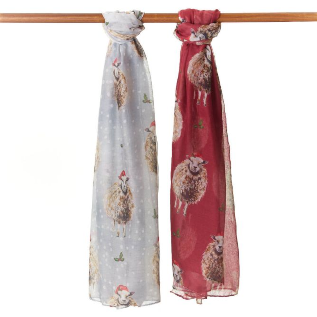 Langs Christmas Hairy Sheep Scarf