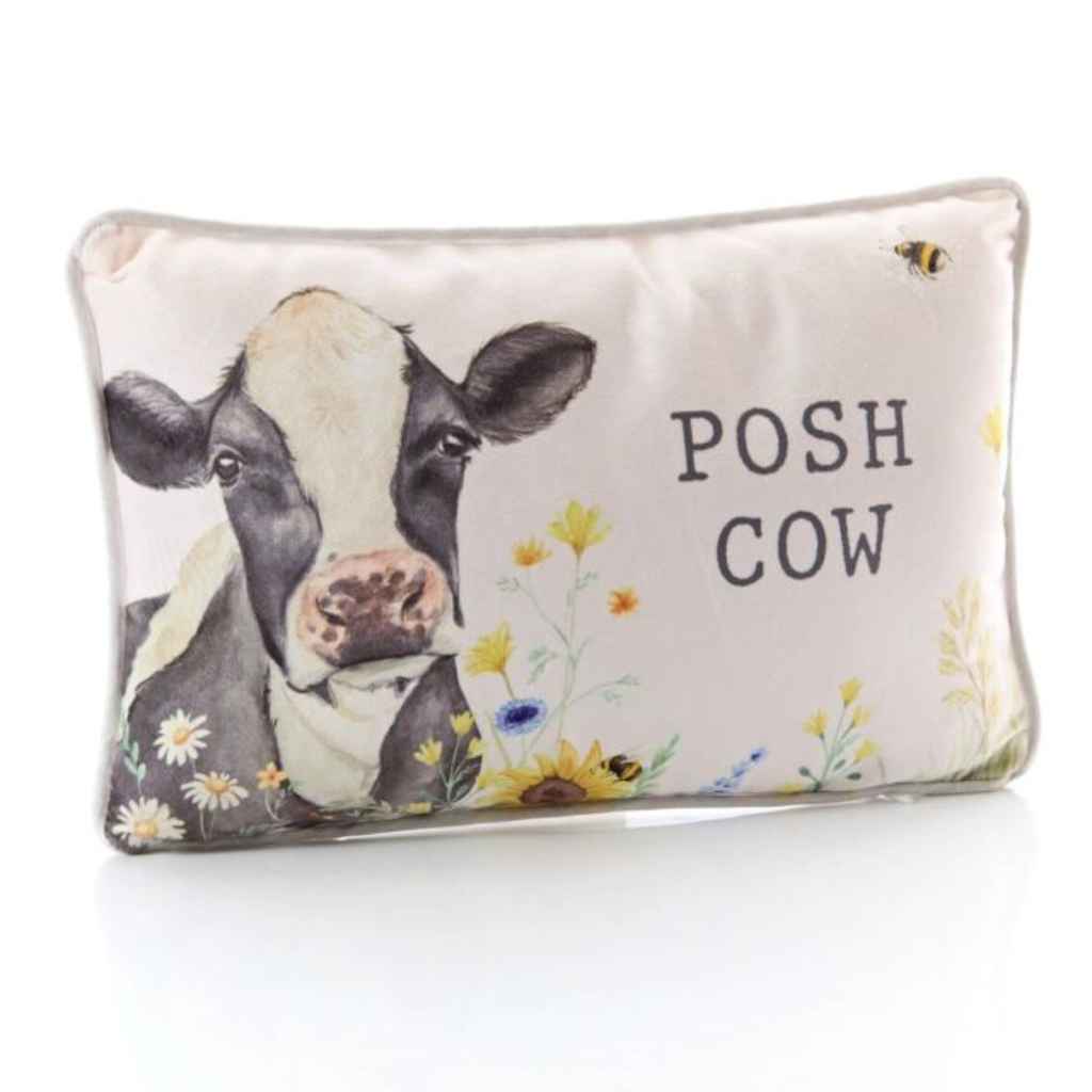 Langs Farm Animal Printed Velour Cushion - Assorted Designs