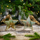 Langs Frosted Highland Cow Wooden Star - Assorted Designs