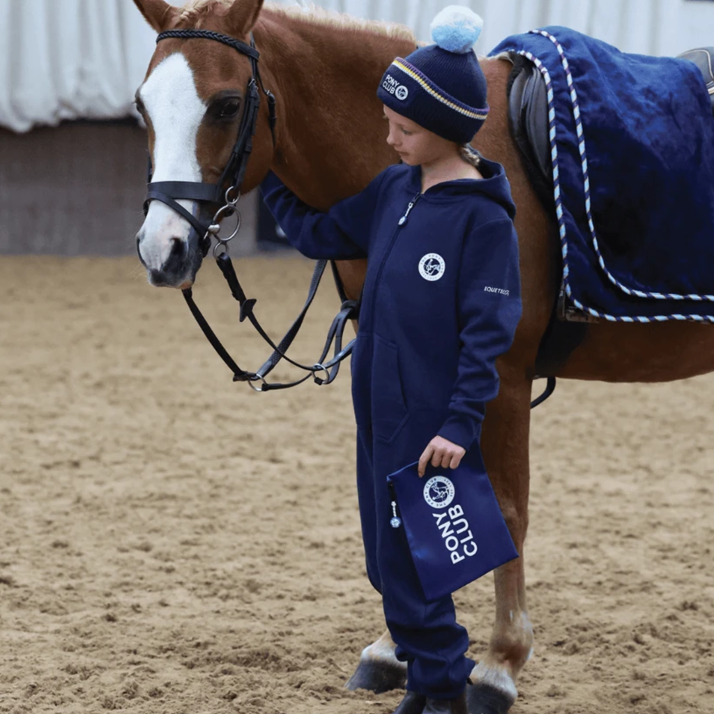 Official Pony Club 2-In-1 Blanket and Travel Pillow - Navy