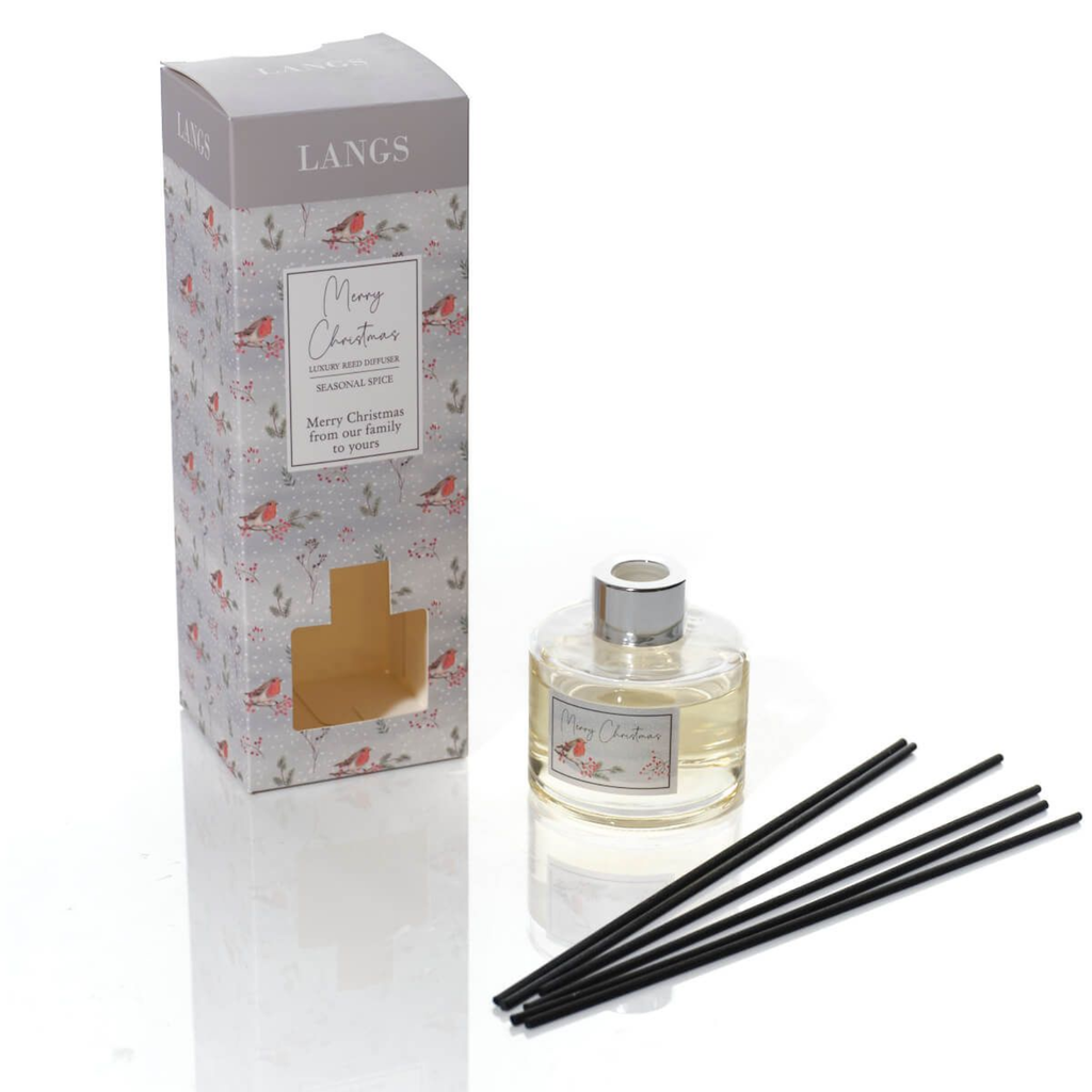 Langs Christmas Diffuser - Merry Christmas Robin