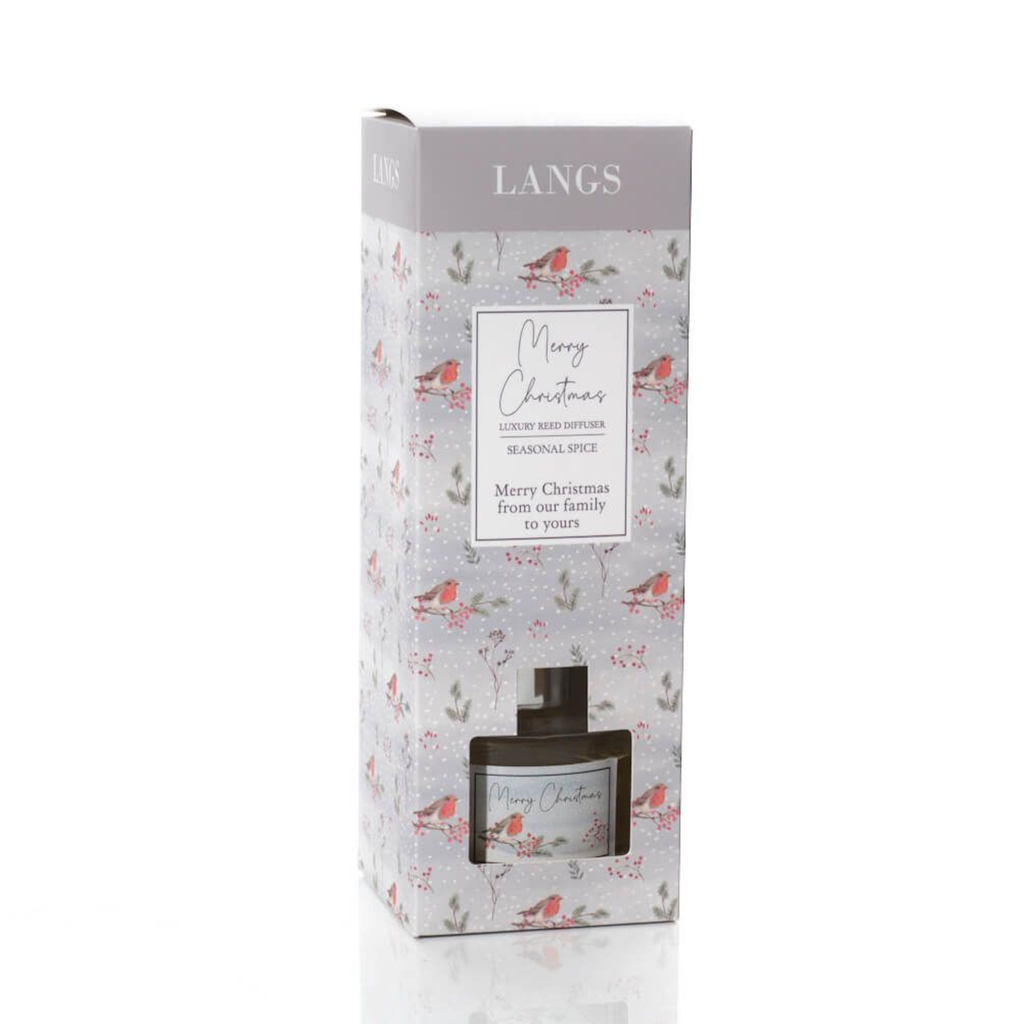 Langs Christmas Diffuser - Merry Christmas Robin