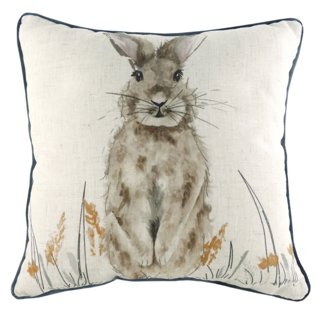 Evans Lichfield Oakwood Hare Square Cushion