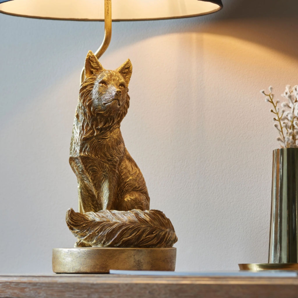 Gallery Direct Fox Table Lamp - Gold