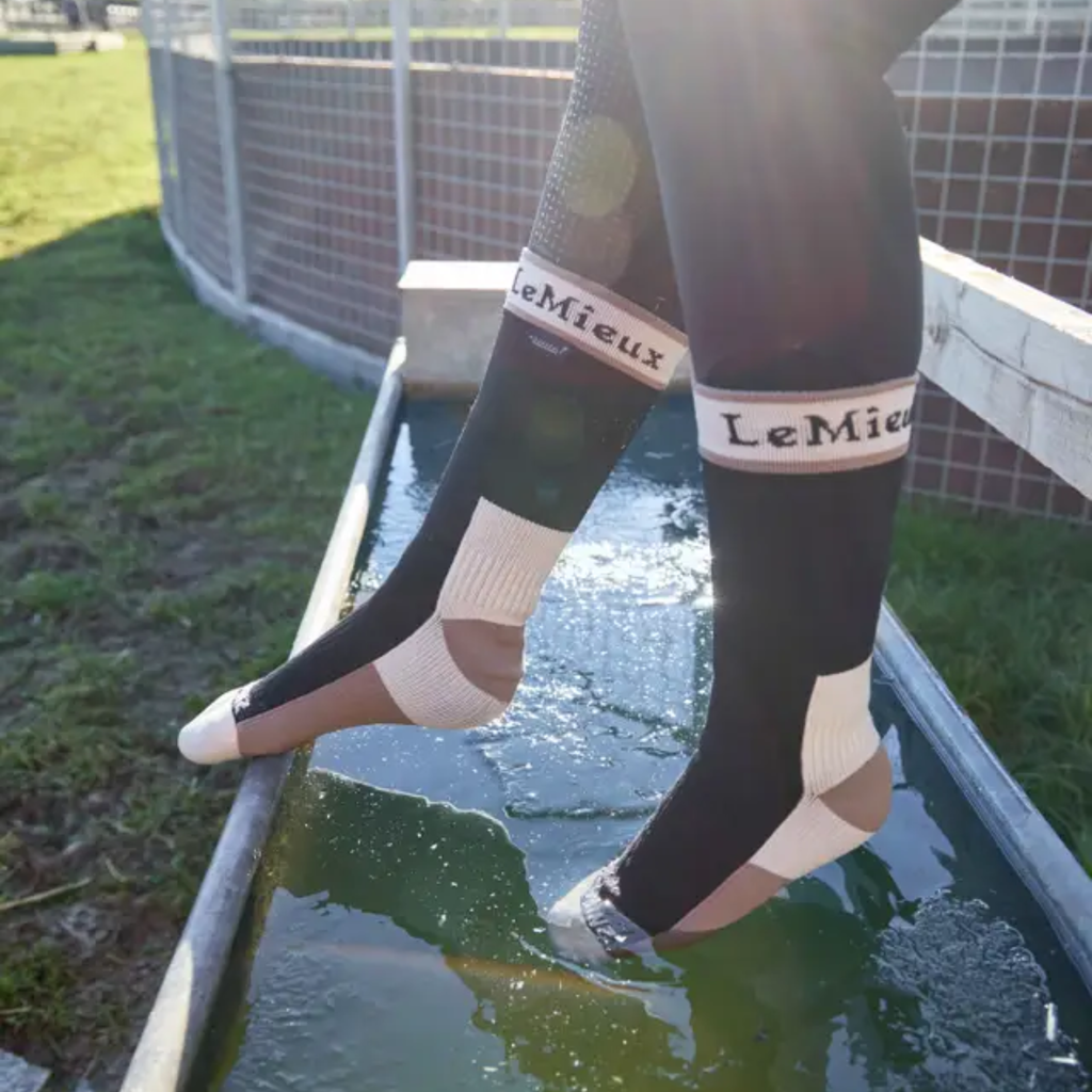 LeMieux x Sealskinz Waterproof Socks - Black