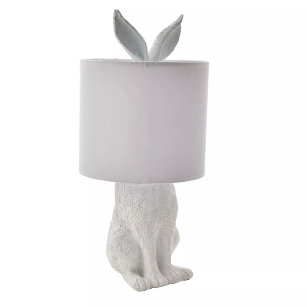 Hestia Hiding White Rabbit Table Lamp