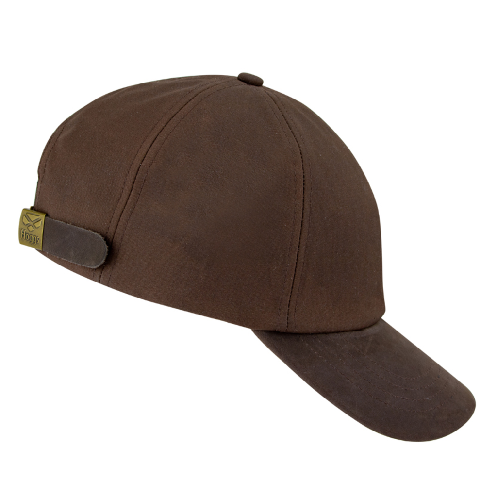 Hoggs Of Fife Waxed Baseball Cap - Brown