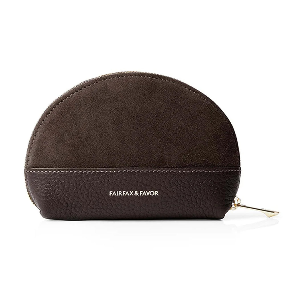 Fairfax and Favor Chiltern Coin Purse - Chocolate
