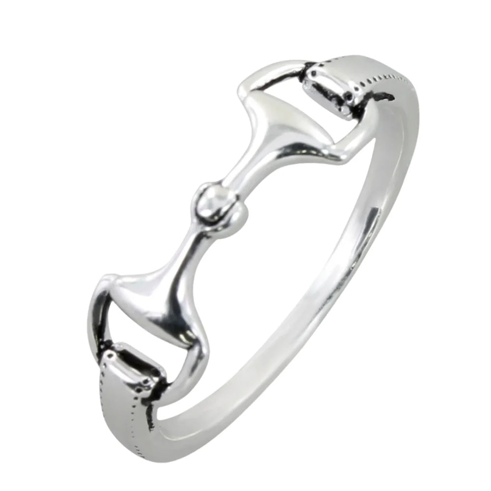 Reeves and Reeves Snaffle Ring with Stitch Detail