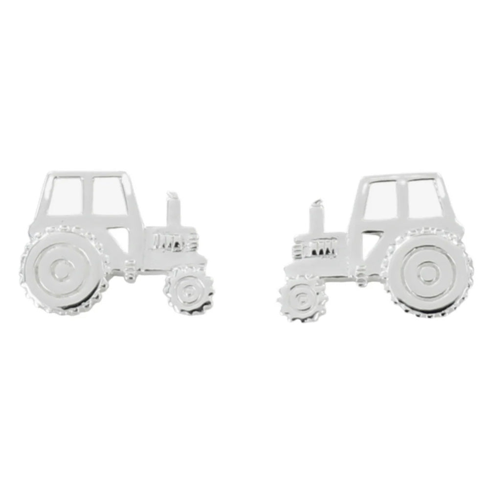 Reeves and Reeves Sterling Silver Tractor Stud Earrings