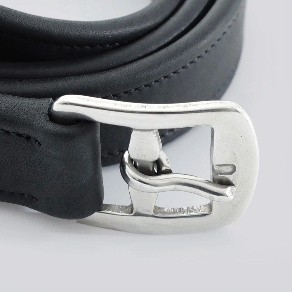 Premier Equine German Aniline Stirrup Leathers - Black