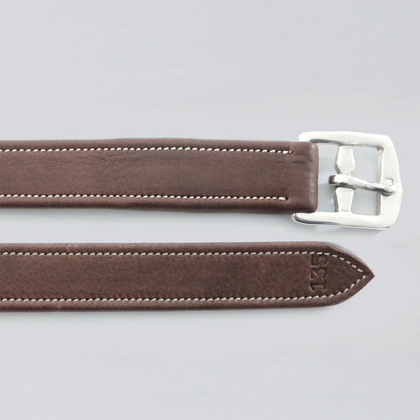 Premier Equine German Aniline Stirrup Leathers - Brown