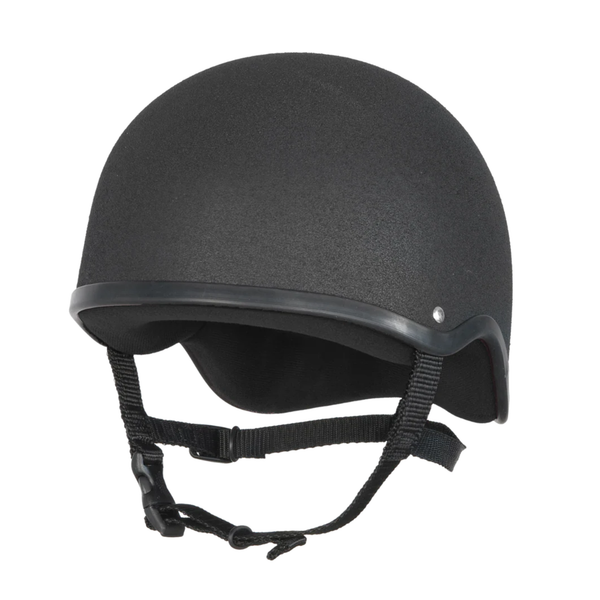 Champion Pro Plus Junior Jockey Helmet - Black