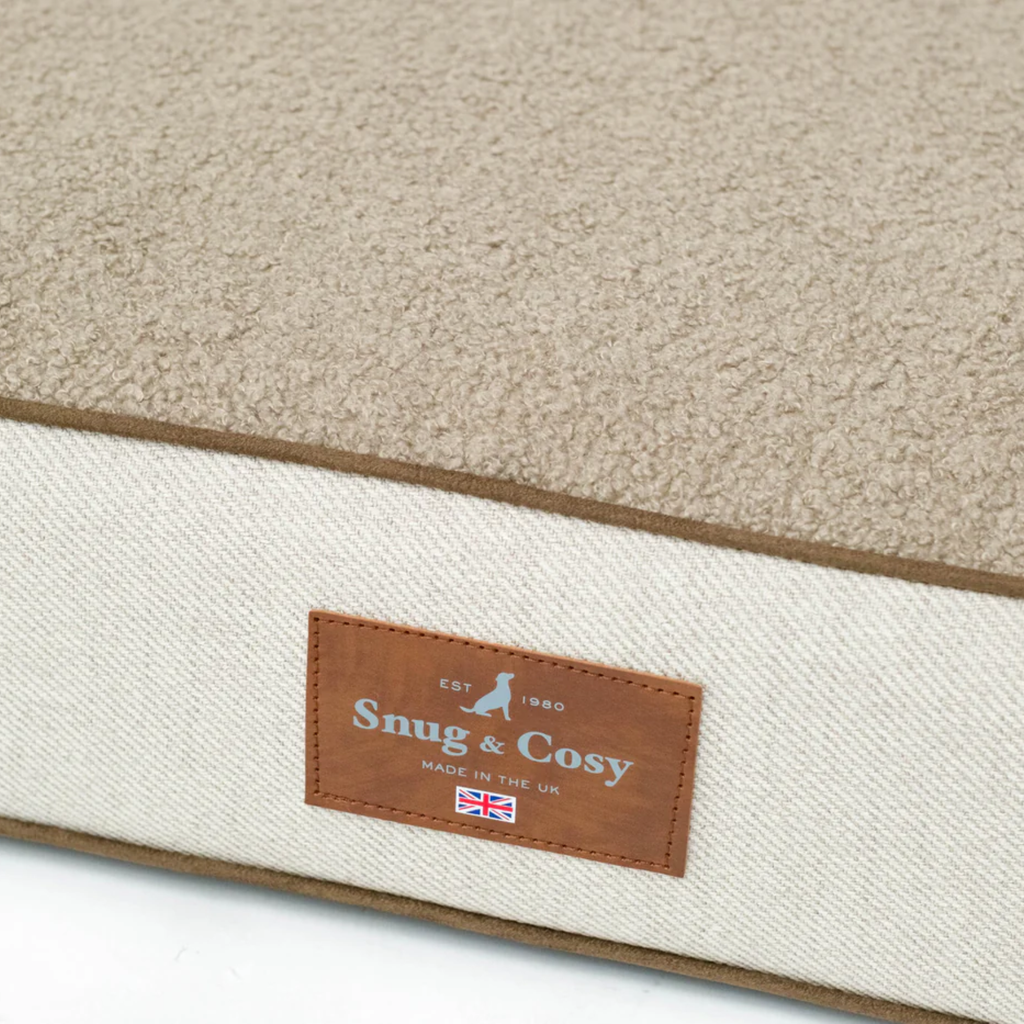 Snug and Cosy Block Memory Foam Mattress - Natural