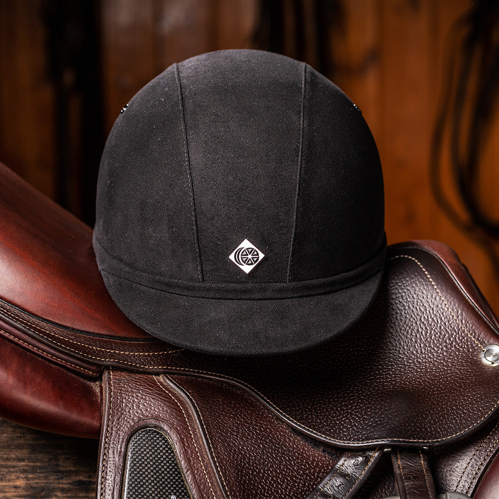 Charles Owen YR8 All Black Riding Hat - Black