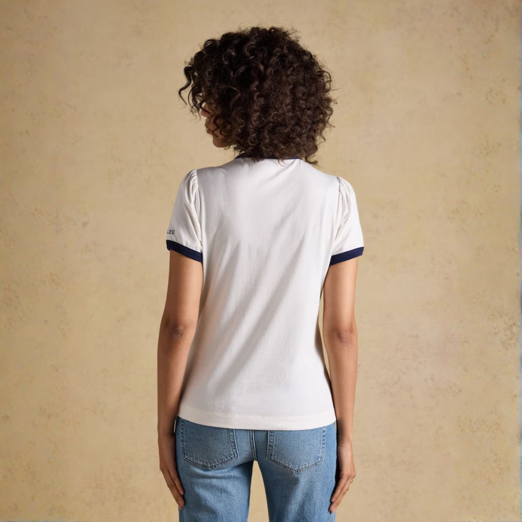 Joules Ladies Erin T-Shirt Cream