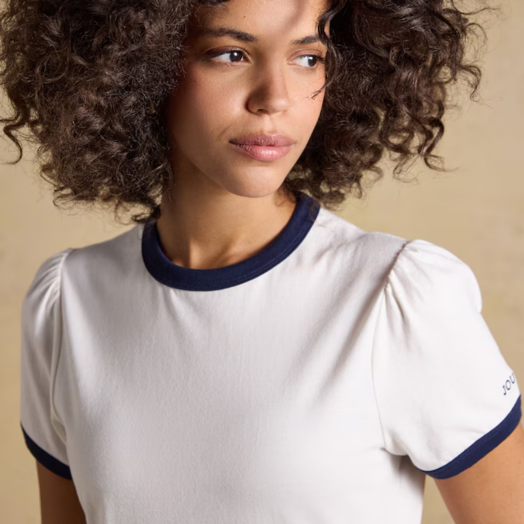 Joules Ladies Erin T-Shirt Cream