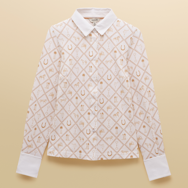 Joules Ladies Charlotte T-Shirt - Horse Icons