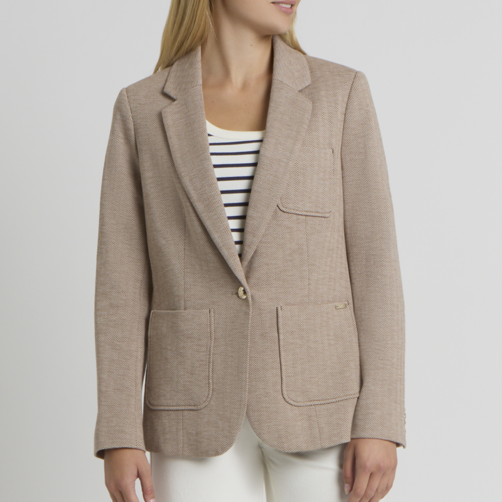 Joules Ladies Albury Jacket - Tan Brown