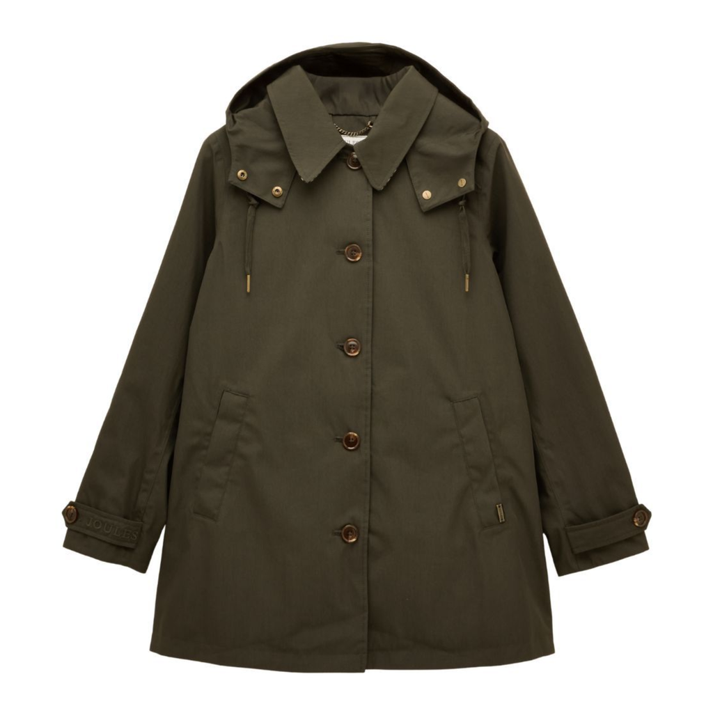 Joules Ladies Rainmore Coat - Green