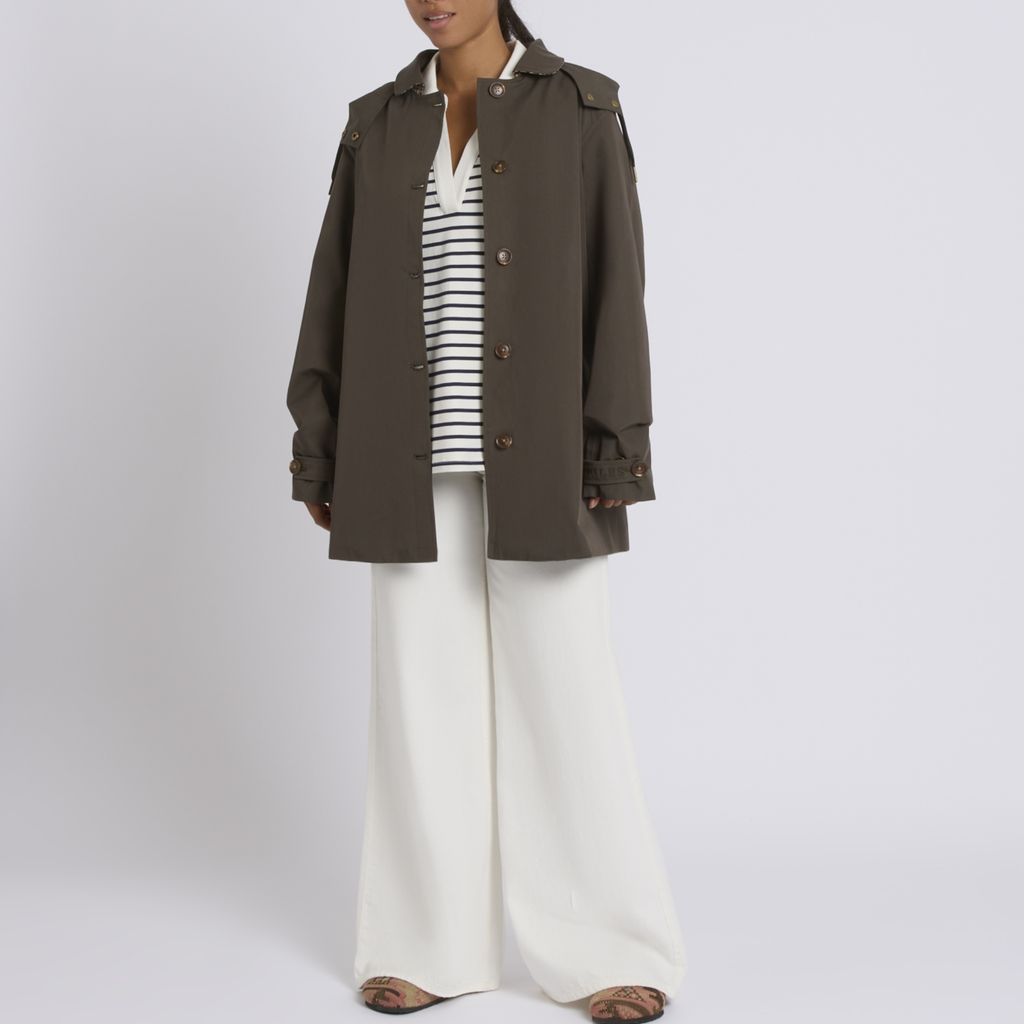Joules Ladies Rainmore Coat - Green
