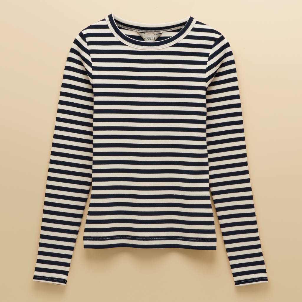 Joules Ladies Sophie T-Shirt - Navy Cream