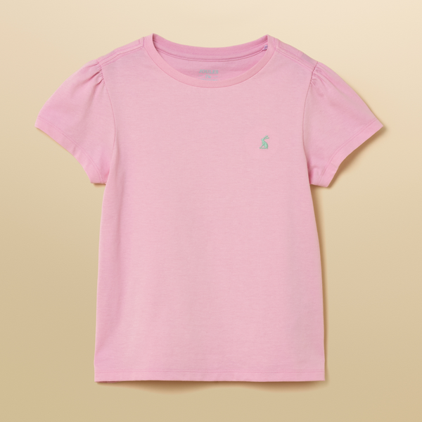 Joules Kids Lets Go Tee - Light Pink