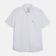 Joules Mens Oxford Short Sleeved Shirt White