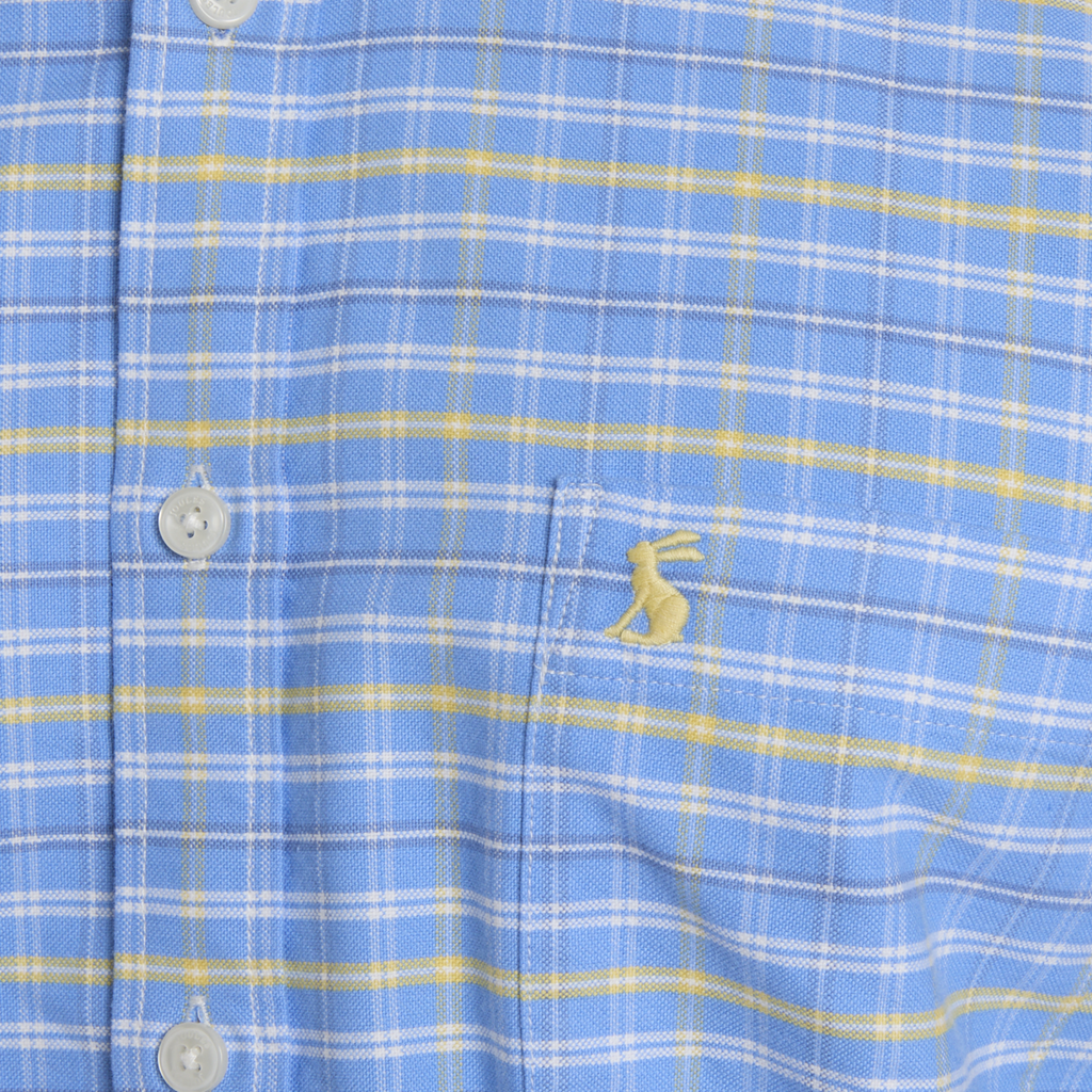 Joules Mens Oxford Classic Fit Shirt Blue Check
