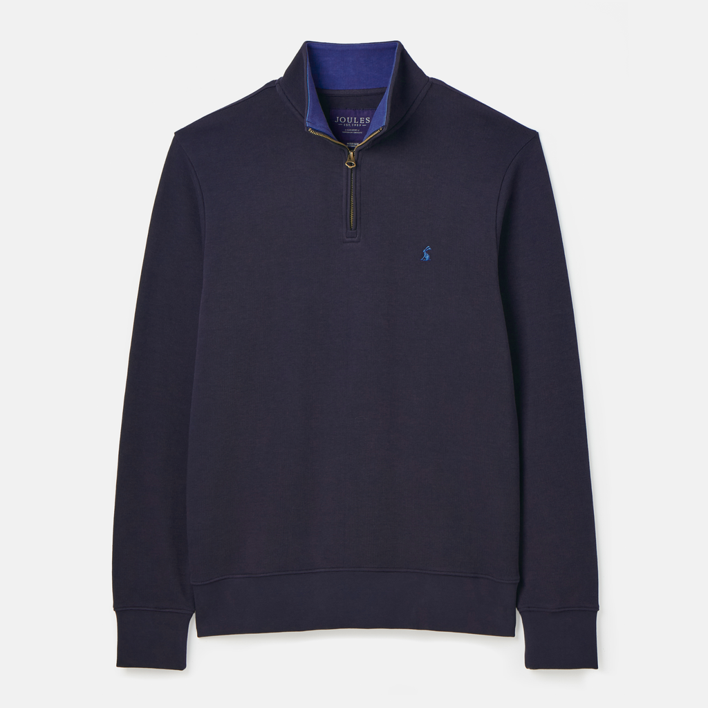 Joules Mens Alistair 1/4 Zip Navy