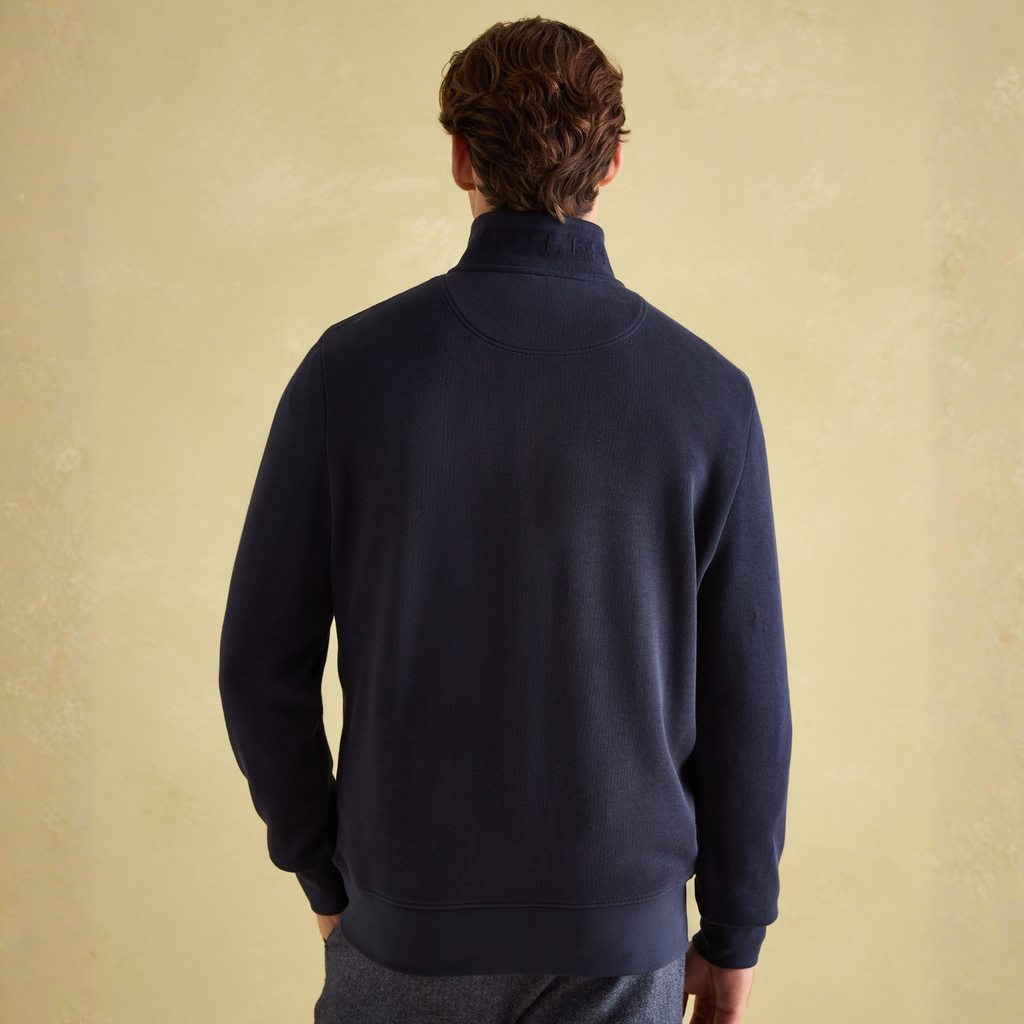 Joules Mens Alistair 1/4 Zip Navy