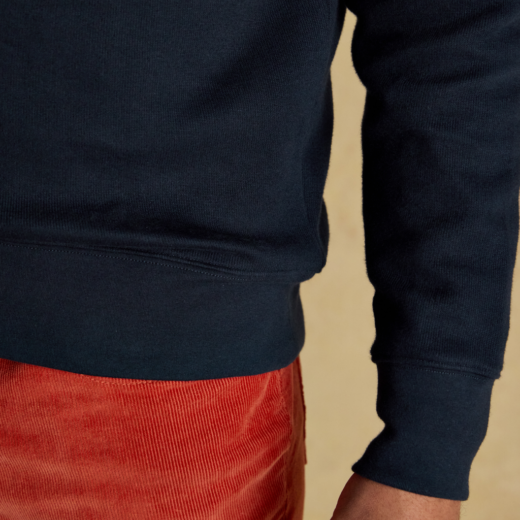 Joules Mens Alistair 1/4 Zip Navy